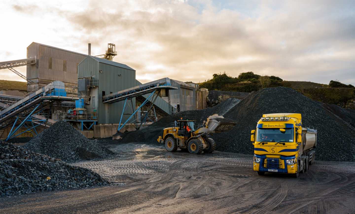 Quarry products delivered throughout Northern Ireland